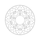Kymco Ak 550 [BREMBO] - Disco de freno flotante redondo Serie Oro