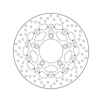 Kymco Ak 550 [BREMBO] - Disco de freno flotante redondo Serie Oro