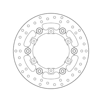 Ktm 690 Smc R [BREMBO] - Discos de freno flotantes redondos Serie Oro - por pares