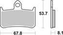 Honda Vfr 400 [BREMBO] - Pastillas de freno cerámicas de carbono de competición - 07HO28RC