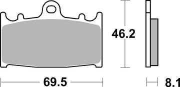 Suzuki Gsf 650 [BREMBO] - Pastillas de Freno Cerámicas Carbono Competición - 07KA13RC