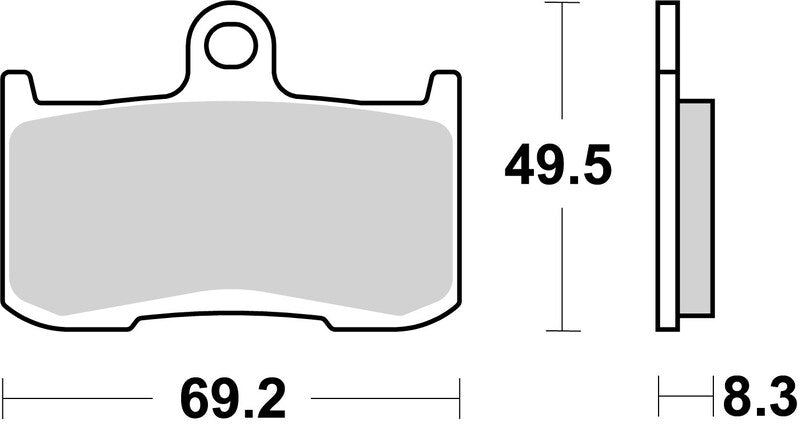 Suzuki Gsx 8R [BREMBO] - Pastillas de freno cerámicas de carbono de competición - 07KA23RC
