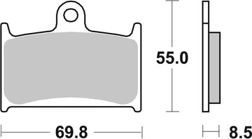 Suzuki Gsx-R [BREMBO] - Pastillas de freno cerámicas de carbono de competición - 07SU14RC