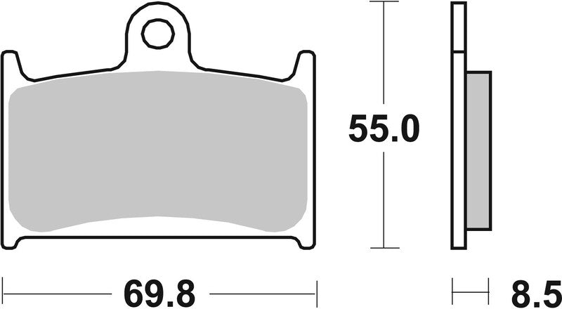 Triumph Thunderbird 1600 [BREMBO] - Pastillas de freno cerámicas de carbono de competición - 07SU14RC