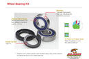 Ktm 640 Adventure [ALL BALLS] - KIT DE RODAMIENTOS DE RUEDA TRASERA PARA 640 LC4 '05, ADVENTURE 950 '04-05