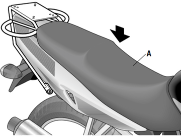 Suzuki GS 500 [2001-2007] [SHAD] - Topcase-Träger