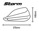 Triumph Trident 660 [BARKBUSTERS] - Juego Storm Hanguads Soporte de abrazadera de un solo punto Extremo de manillar Ø22mm Negro