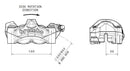 Ktm Super Duke 1290 [BREMBO] - Pinza freno delantero izquierdo M50 titanio Ø30mm