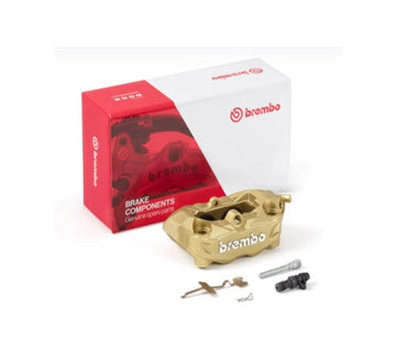 Bmw R 1300 R Exclusive [BREMBO] - Pinza de freno M4 delantera izquierda dorada Ø32mm