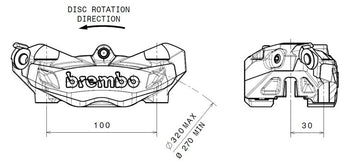 Aprilia Caponord 1200 [BREMBO] - Pinza de freno delantera izquierda - 0