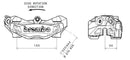 Bmw R Ninet Pure [BREMBO] - Pinza de freno M4 delantera izquierda titanio Ø32mm-2