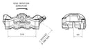 Honda Cb 1000 [BREMBO] - Pinza de freno Stylema delantera izquierda negra-2
