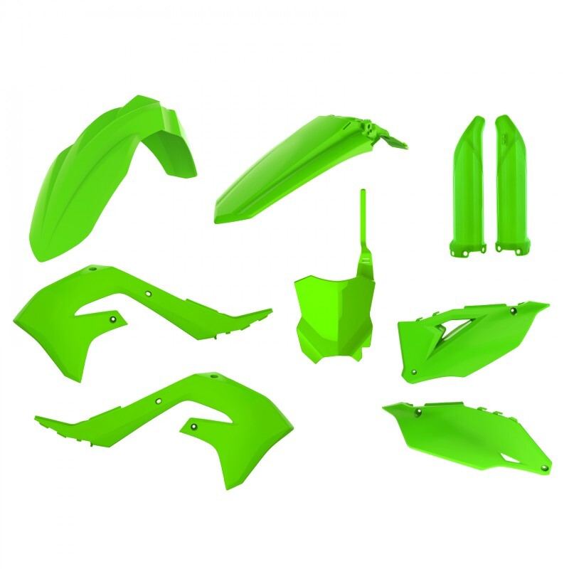 Kawasaki Kx 250 [POLISPORT] - Kit de Plásticos Verde Lima Kawasaki KX450