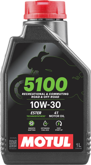 Aceite de motor 10w30 4t 1 litro para motocicletas [Motul]