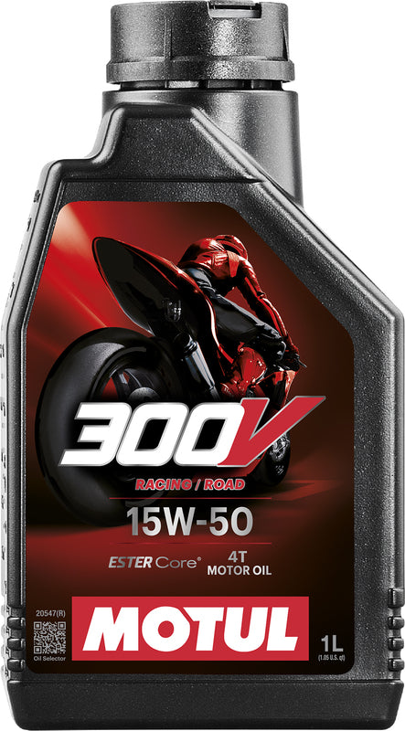 Aceite del motor 15W50 4T Road Racing 1L - Línea de fábrica de Motul 300V
