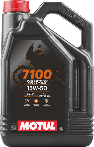 Aceite del motor 15W50 4L para motocicletas de 4 tiempos [Motul]