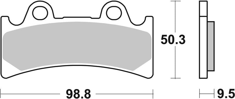 Yamaha Yzf 750 [BREMBO] - Pastillas de freno TIPO 07YA32 SR Sinterizadas - Sport