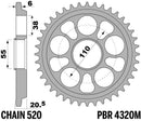 Hypermotard 950 [PBR] - Piñón reforzado de aluminio - 520