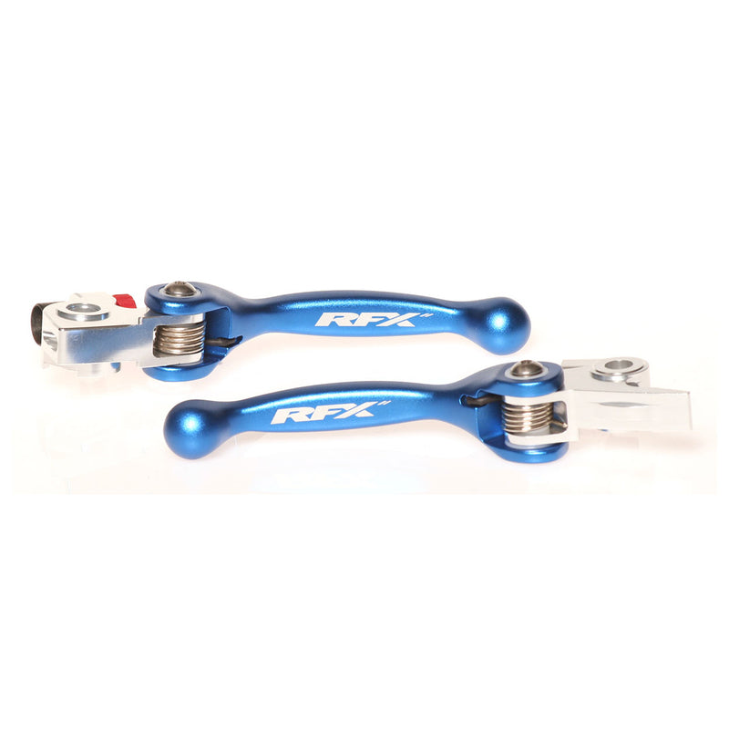 Husqvarna Te 125 [RFX] - Juego de manetas flexibles forjadas de carrera (Azul)