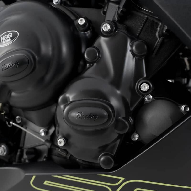 Triumph TRIDENT 660 [2021-2026] - Protector Tapa Cárter Derecho (Encendido) Race Series - Negro Triumph Trident 660