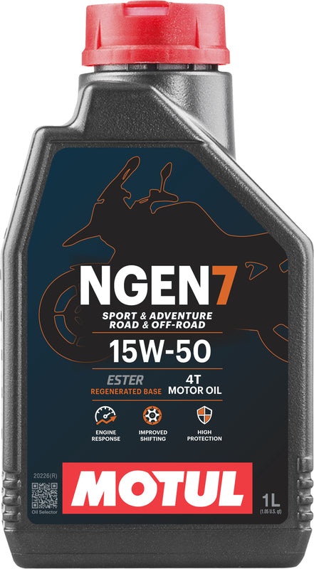 Aceite de motor 15W-50 4T 1L para motocicletas [Motul]