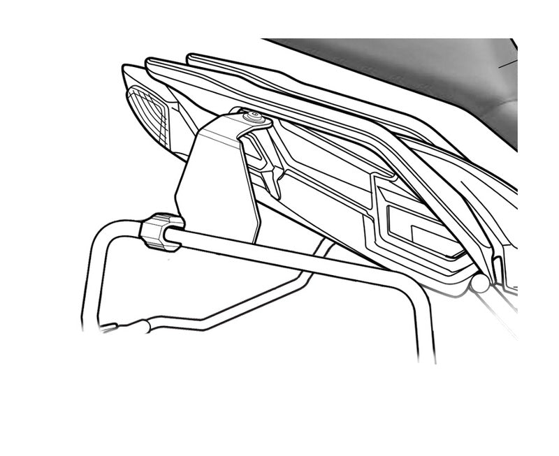 Kawasaki Versys 650 [SHAD] - Kit de montaje 4P