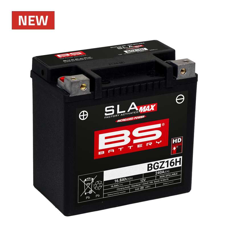 Suzuki Dr 800 [BATERÍA BS] - Batería SLA sin mantenimiento activada de fábrica - BGZ16H