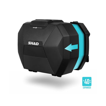Honda X-Adv [SHAD] - Juego de maletas laterales expandibles de carbono SH38X