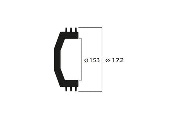 Kawasaki J 300 [MALOSSI] - Campana embrague Maxi Wing ø 153 mm