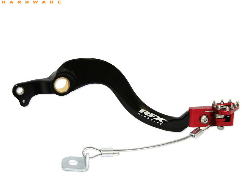 Honda Crf 300 Rally [RFX] - Pedal de freno trasero Pro Flexi-Tip - Negro/Rojo