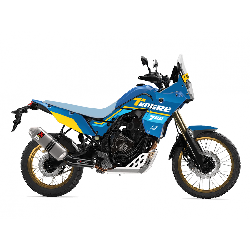 Yamaha Tenere 700 World Raid [BLACKBIRD] - Kit de gráficos Rally Ride - Azul
