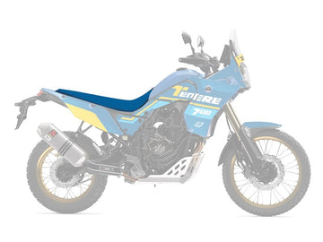 Yamaha Tenere 700 World Raid [BLACKBIRD] - Funda de asiento Rally Ride – Negro/Azul