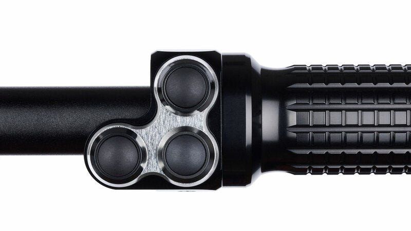 Botones de motocicleta Mo.Switch Básico, 3 botones Black/Silver [MotoGadget]