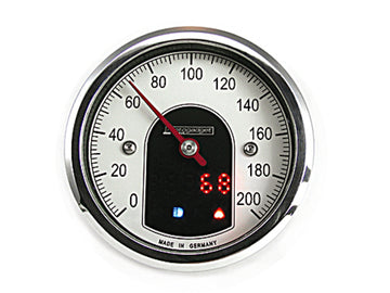 Motoscopio de tacho análogo pequeño, pulido para motocicletas [motogadget]