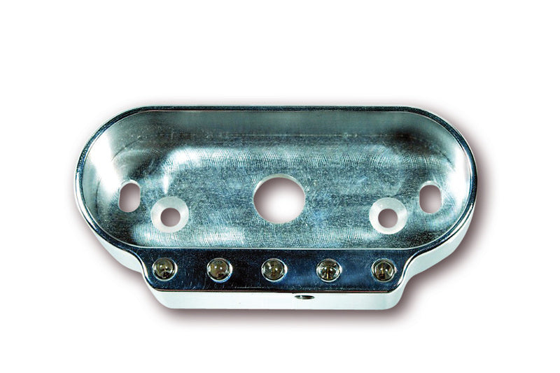 Soporte de instrumento combinado de motocicletas con LED, plata [MotoGadget]