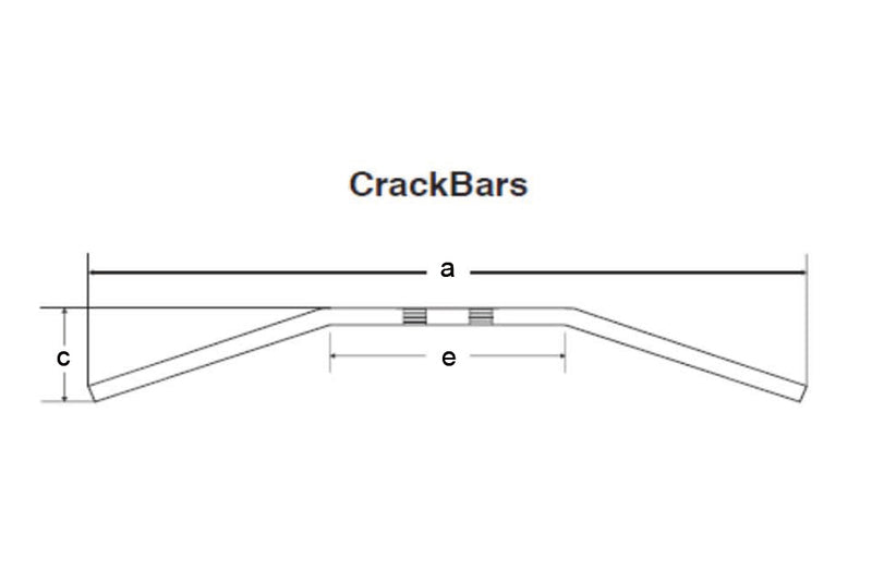 Triumph Speedmaster [FEHLING] - Manillar CrackBar, ancho: 850 mm