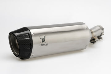 Ktm 890 Duke R [IXRACE] - Silenciador Desert de acero inoxidable para KTM 790 Duke 18-, 890 Duke R 20- (Euro 4+5)