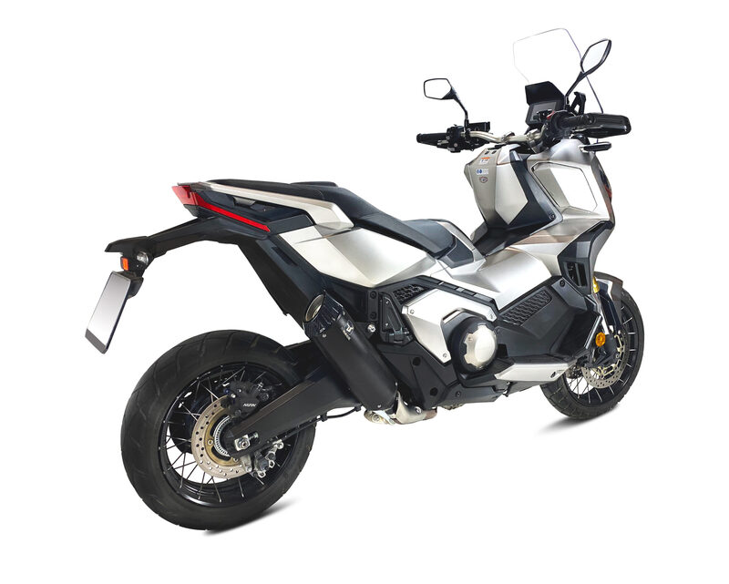 Honda X-Adv [IXRACE] - Silenciador Desert de acero inoxidable para Honda X-ADV 750, 17-20 (RC95),