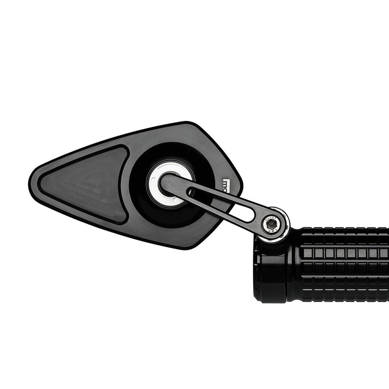 MO.View Blade Flip Motorcycle Mirror, Diamond, Negro [MotoGadget]