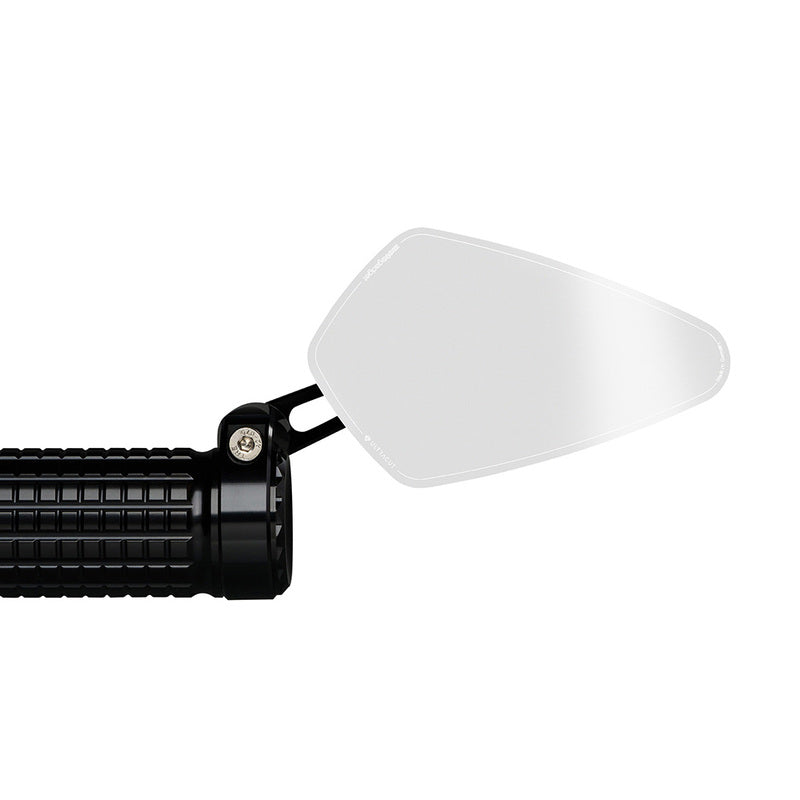 MO.View Blade Flip Motorcycle Mirror, Diamond, Negro [MotoGadget]