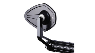 Mo.View Sport 130 Mirrores de densidad del manillar para motocicletas [MotoGadget] - 0