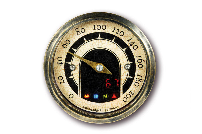 Analógico tascho mst anillo de latón vintage para motocicletas [motoGadget]