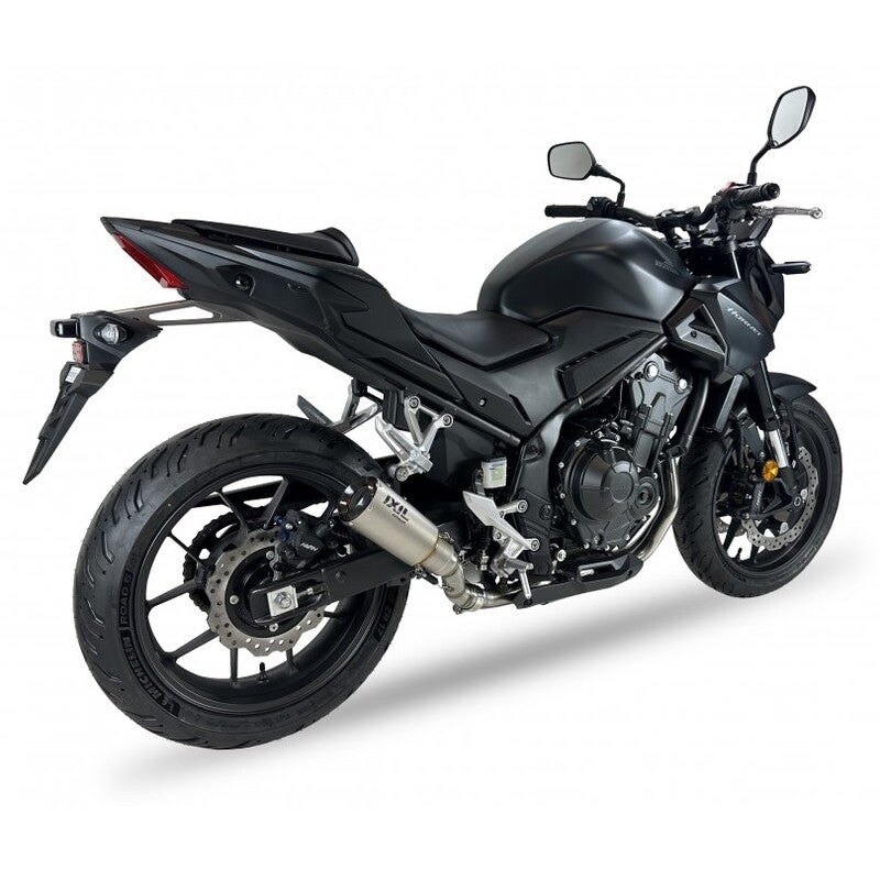 Honda Cb 500 Hornet [IXIL] - Silenciador RC acero inoxidable / tapa final carbono