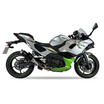 Kawasaki Z 500 [IXIL] - Silenciador Slip-On RC3B Acero Inoxidable Negro