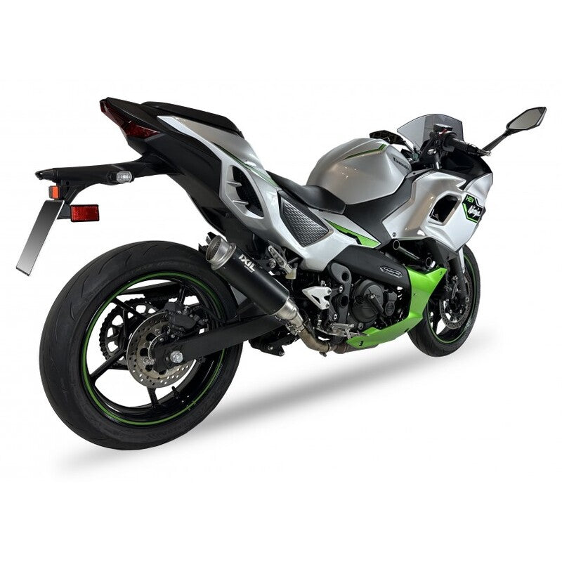 Kawasaki Z 500 [IXIL] - Silenciador Slip-On RC3B Acero Inoxidable Negro