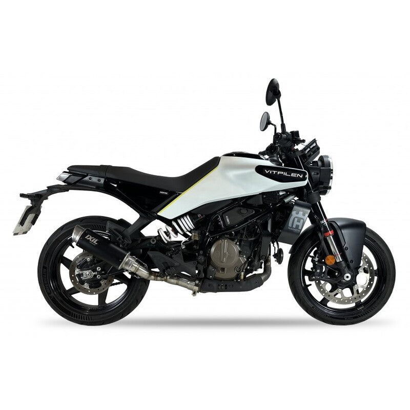 Husqvarna Vitpilen [IXIL] - Silenciador Slip-On RC3B Acero Inoxidable Negro