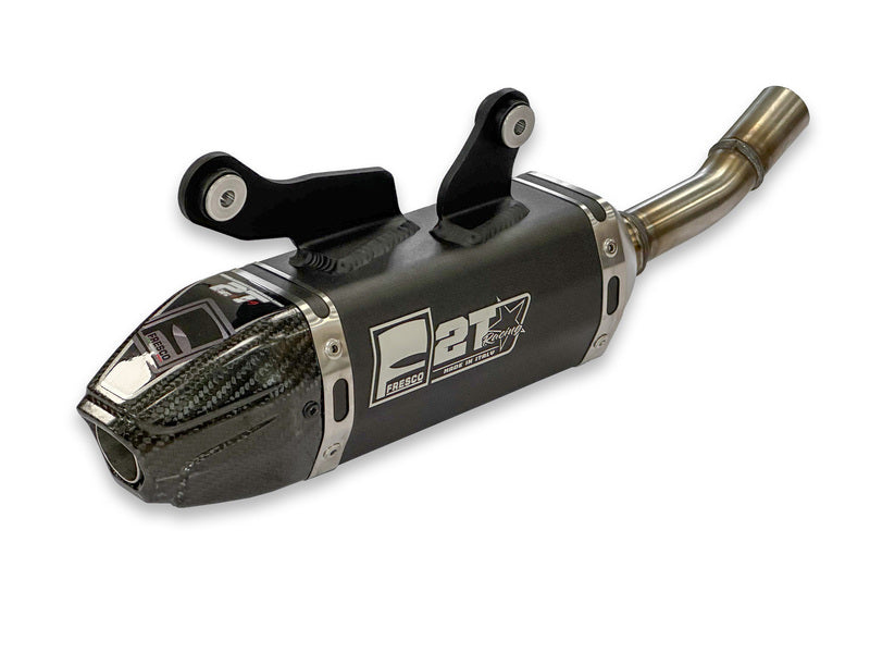 Ktm Sx 250 [FRESCO] - Silencioso Carby negro tapa aluminio/carbono
