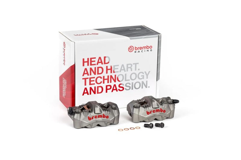 Yamaha Mt 10 [BREMBO RACING] - GP4-RS Par de pinzas de freno radiales delanteras 4 pistones Ø3mm