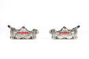 Ducati Hyperstrada 821 [BREMBO RACING] - Par de GP4RX - pinzas de freno de 1 mm (mecanizadas en CNC - cromadas) (con pastillas)-2