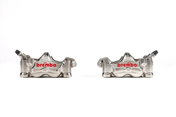 Ducati Hypermotard 939 [BREMBO RACING] - Par de GP4RX - Pinzas de freno de 1 mm (mecanizadas en CNC - cromadas) (con pastillas) - 0